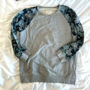 Frank & Oak tropical sleeve sweatshirt
